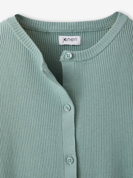 Vest meisje marineblauw+saliegroen - vertbaudet enfant 