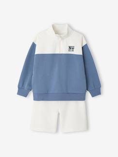 -Set short sweater voor jongens