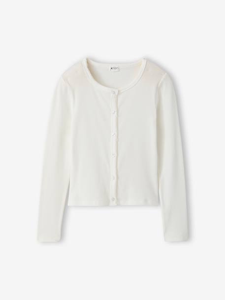 T-shirt met lange mouwen ecru - vertbaudet enfant 