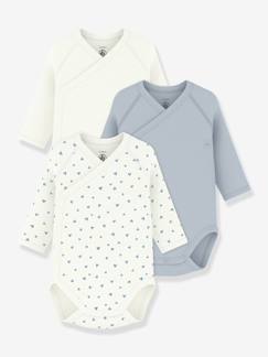 Baby-Set van 3 overslagbody's PETIT BATEAU