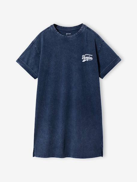 T-shirt jurk marineblauw - vertbaudet enfant 
