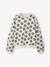 Sweater met wijde pasvorm bruin+marineblauw+vanille - vertbaudet enfant 