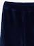 Wijde broek fluweel / velours marineblauw - vertbaudet enfant 