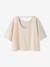 T-shirt met korte mouwen vanille - vertbaudet enfant 