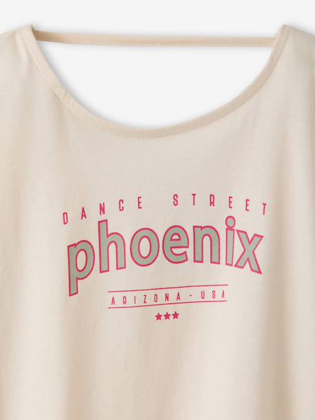 T-shirt met korte mouwen vanille - vertbaudet enfant 