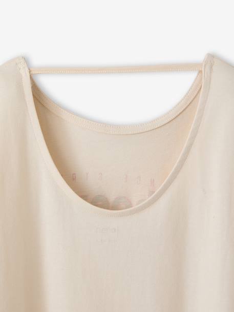 T-shirt met korte mouwen vanille - vertbaudet enfant 