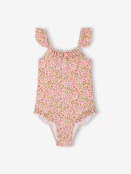 Badpak voor meisjes lichtroze - vertbaudet enfant 