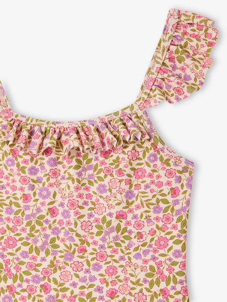 Badpak voor meisjes lichtroze - vertbaudet enfant 