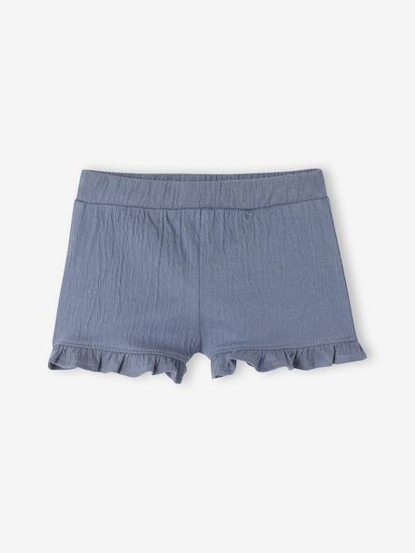 Babyset voor meisjes T-shirt short heupband leiblauw - vertbaudet enfant 