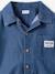 Meisjesset short top in lichte denim middenblauw - vertbaudet enfant 