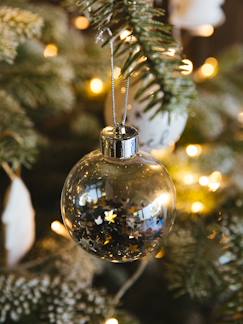 Linnengoed en decoratie-3 kerstbollen