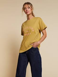 -T-shirt korte mouwen biologisch katoen