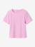 Set van 3 geribbelde t-shirt ecru - vertbaudet enfant 
