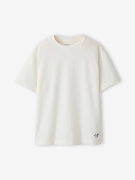 Set van 2 T-shirt met korte mouwen grijsblauw - vertbaudet enfant 
