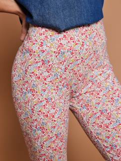 -Legging voor dames met bloemenprint van biologisch katoen