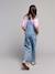 Salopet meisjes denim lichtblauw - vertbaudet enfant 