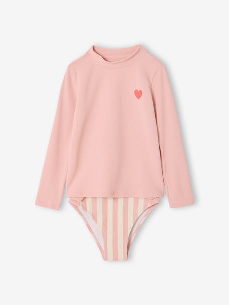 Anti-UV bikini rozen - vertbaudet enfant 