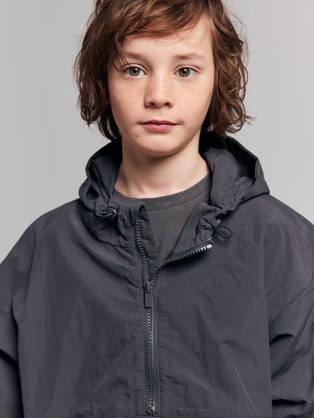 Windjack voor jongens om aan te trekken antraciet - vertbaudet enfant 