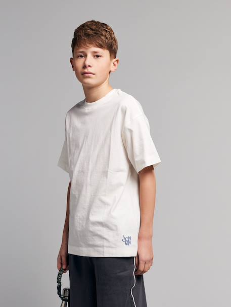 Set van 2 T-shirt met korte mouwen grijsblauw - vertbaudet enfant 