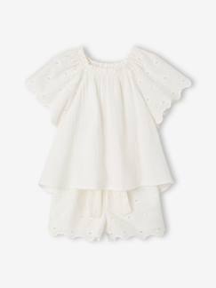 Meisje-Set-2-delige set met short voor meisjes Ella Happy Time