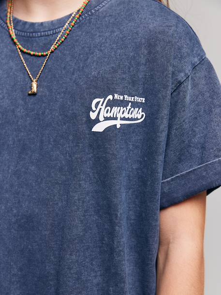 T-shirt jurk marineblauw - vertbaudet enfant 