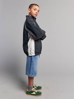 -Lange denim bermuda