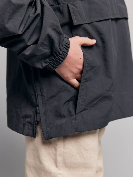Windjack voor jongens om aan te trekken antraciet - vertbaudet enfant 