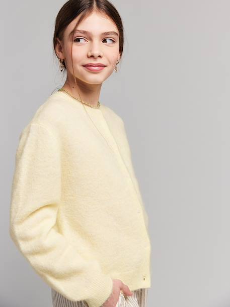 Vestje met knopen lichtgeel - vertbaudet enfant 