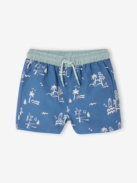 Zwemshort baby jongen indigoblauw - vertbaudet enfant 