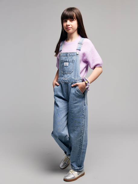 Salopet meisjes denim lichtblauw - vertbaudet enfant 