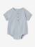 Body baby jongen korte mouwen hemelsblauw - vertbaudet enfant 