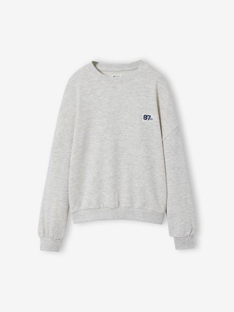 Sport sweater gemêleerd grijs - vertbaudet enfant 