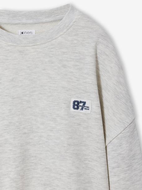 Sport sweater gemêleerd grijs - vertbaudet enfant 