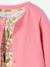Set jurk + cardigan voor meisje roze, bedrukt+zachtpaars - vertbaudet enfant 