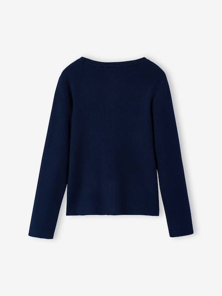 Vest meisje marineblauw+saliegroen - vertbaudet enfant 