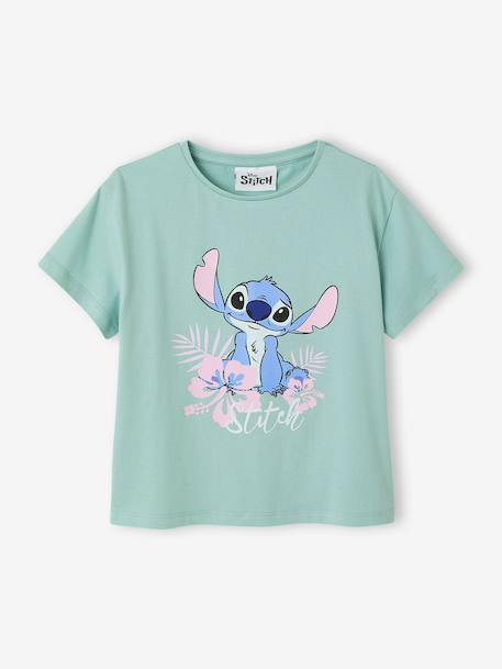 T-shirt met korte mouwen LILO & STITCH blauwgroen - vertbaudet enfant 