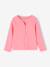 Set jurk + cardigan voor meisje roze, bedrukt+zachtpaars - vertbaudet enfant 