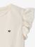 Meisjesjurk met 2-in-1 effect ecru+indigoblauw+lichtroze+roze, gestreept - vertbaudet enfant 