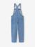 Salopet meisjes denim lichtblauw - vertbaudet enfant 