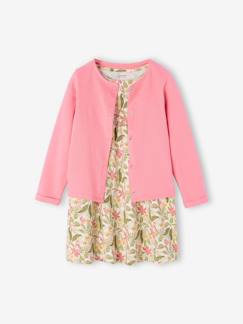 -Set jurk + cardigan voor meisje