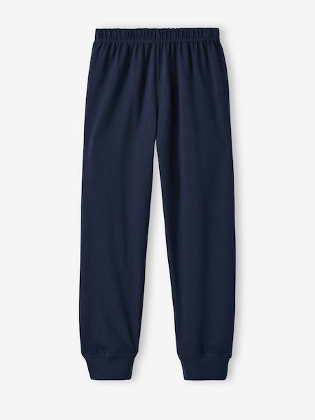 Set van 2 korte en lange pyjama's marineblauw - vertbaudet enfant 