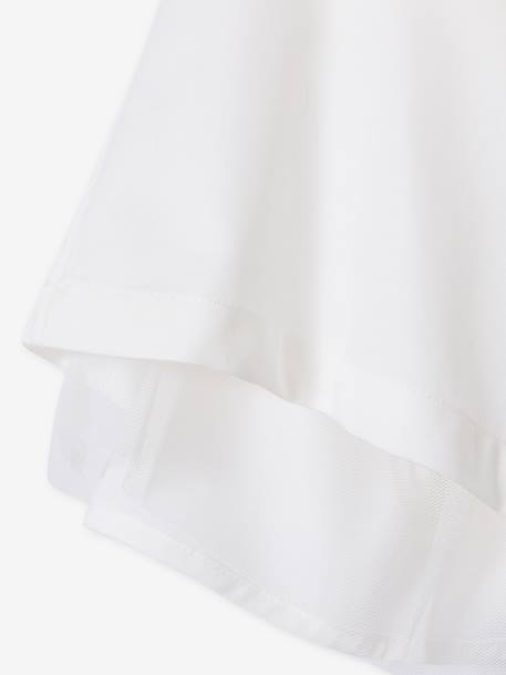 Set met skaterjurk bolero en haarband saliegroen+wit - vertbaudet enfant 