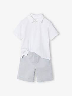 -Jongensset met short en polo