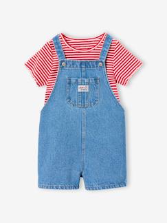 -Set met salopet en shirt