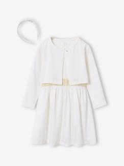 -Set met skaterjurk bolero en haarband