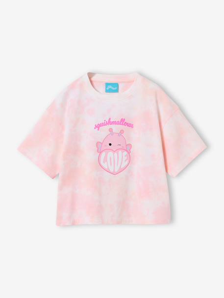 T-shirt met korte mouwen SQUISHMALLOWS rozen - vertbaudet enfant 