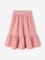 Ceremonie-set blouse en rok met volant voor meisjes rouge+saliegroen - vertbaudet enfant 