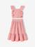 Ceremonie-set blouse en rok met volant voor meisjes rouge+saliegroen - vertbaudet enfant 