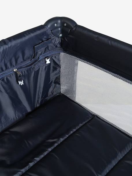 Opvouwbaar babybed 2 hoogtes van ligging antraciet+marineblauw - vertbaudet enfant 