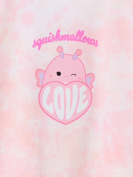 T-shirt met korte mouwen SQUISHMALLOWS rozen - vertbaudet enfant 